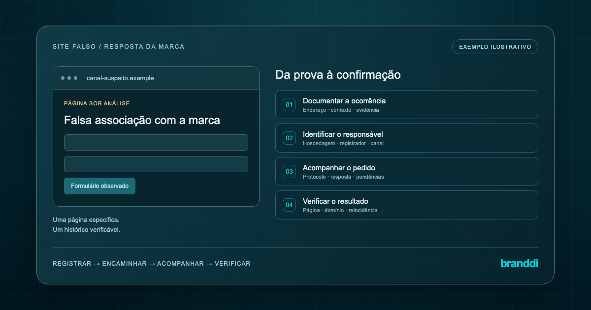 Como denunciar e pedir a remoção de um site falso